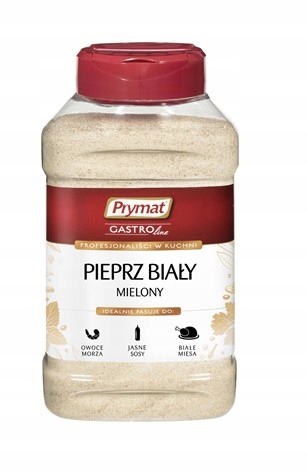 Prymat GastroLine Pepř bílý mletý 6 x 390 g