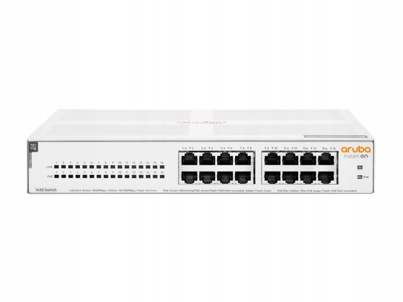 Přepínač Switch Aruba Instant On 1430 16x1GbE PoE R8R48A