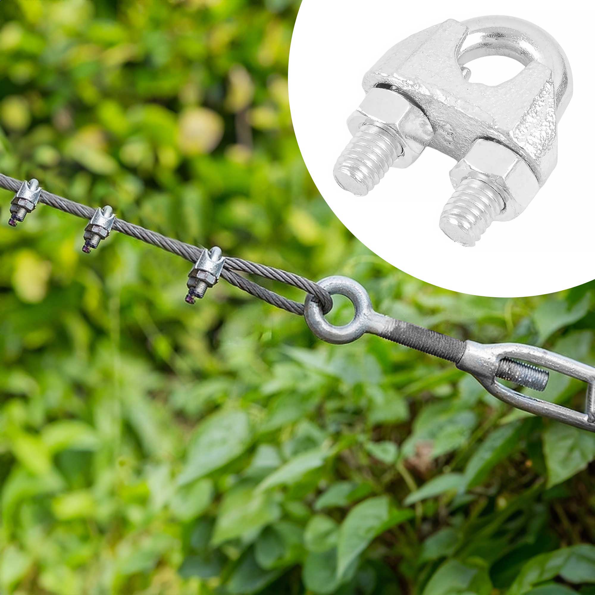 5x ZACISK LINOWY KABŁĄKOWY DO LIN OCYNK 8mm Kod producenta 2004(5)