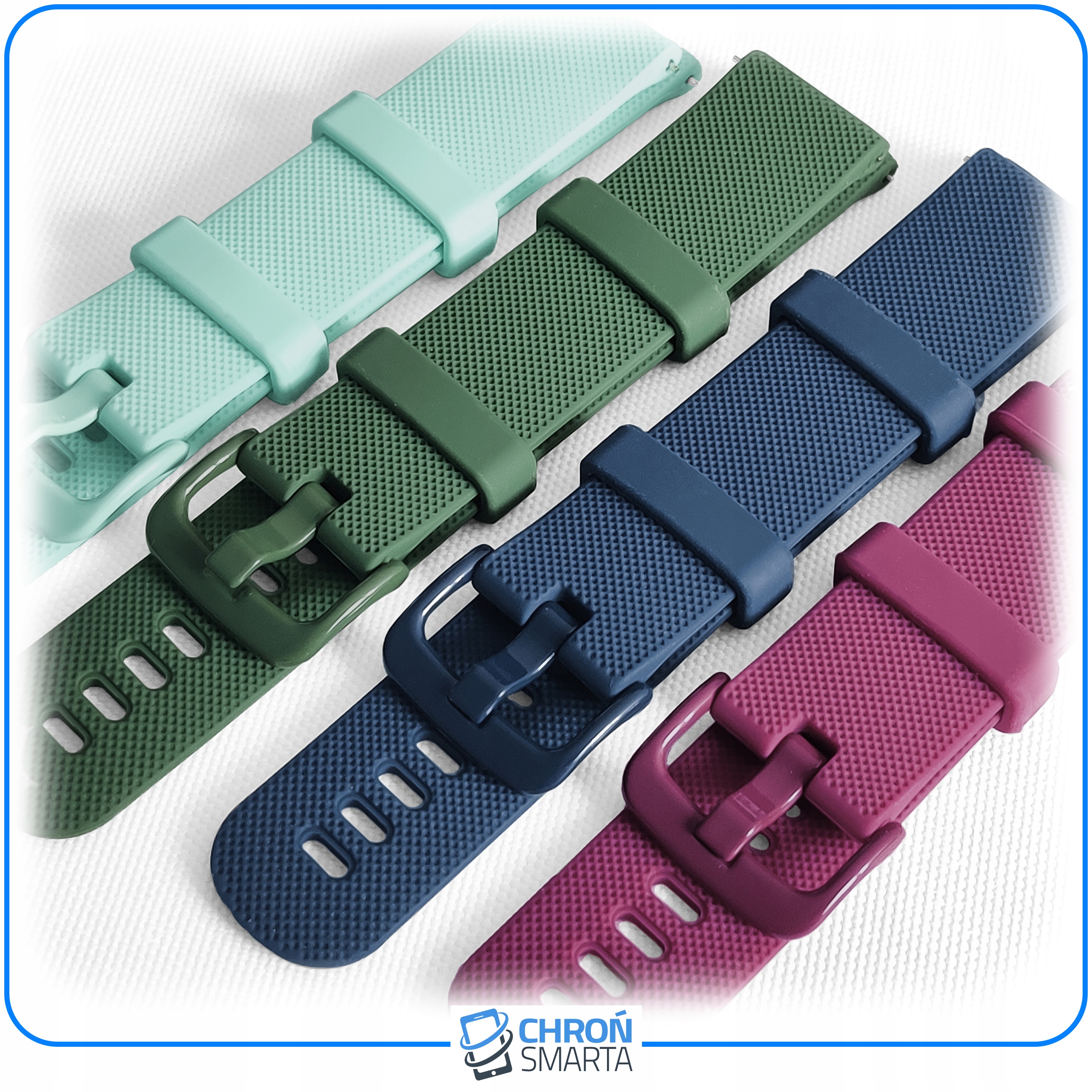 Pasek do Garmin Forerunner 55 245 645 Music Venu Sq GPS 2 opaska Move 3 Długość 190 mm