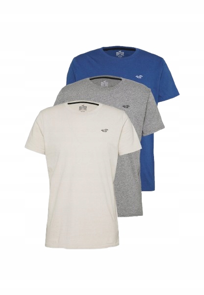 3x tričko Abercrombie Hollister tričko M 3PAK