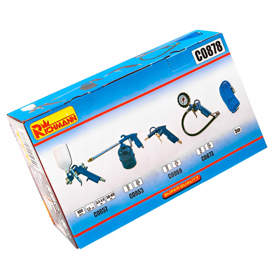 ZESTAW LAKIERNICZY 5 ELEMENTÓW LAKIERNICZYCH C0878 RICHMANN Marka RICHMANN