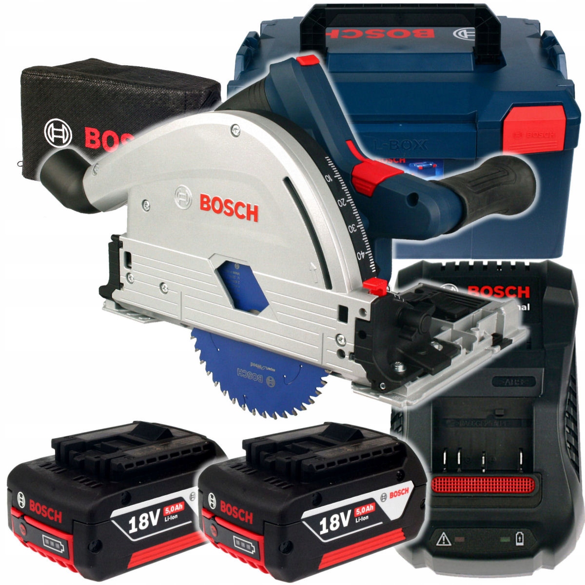 

Zagłębiarka Gkt 18V-52 Gc Bosch 2x5,0Ah