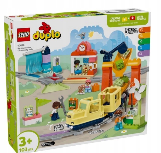 Lego 10428 Duplo Velký Interaktivní Městský Vlak