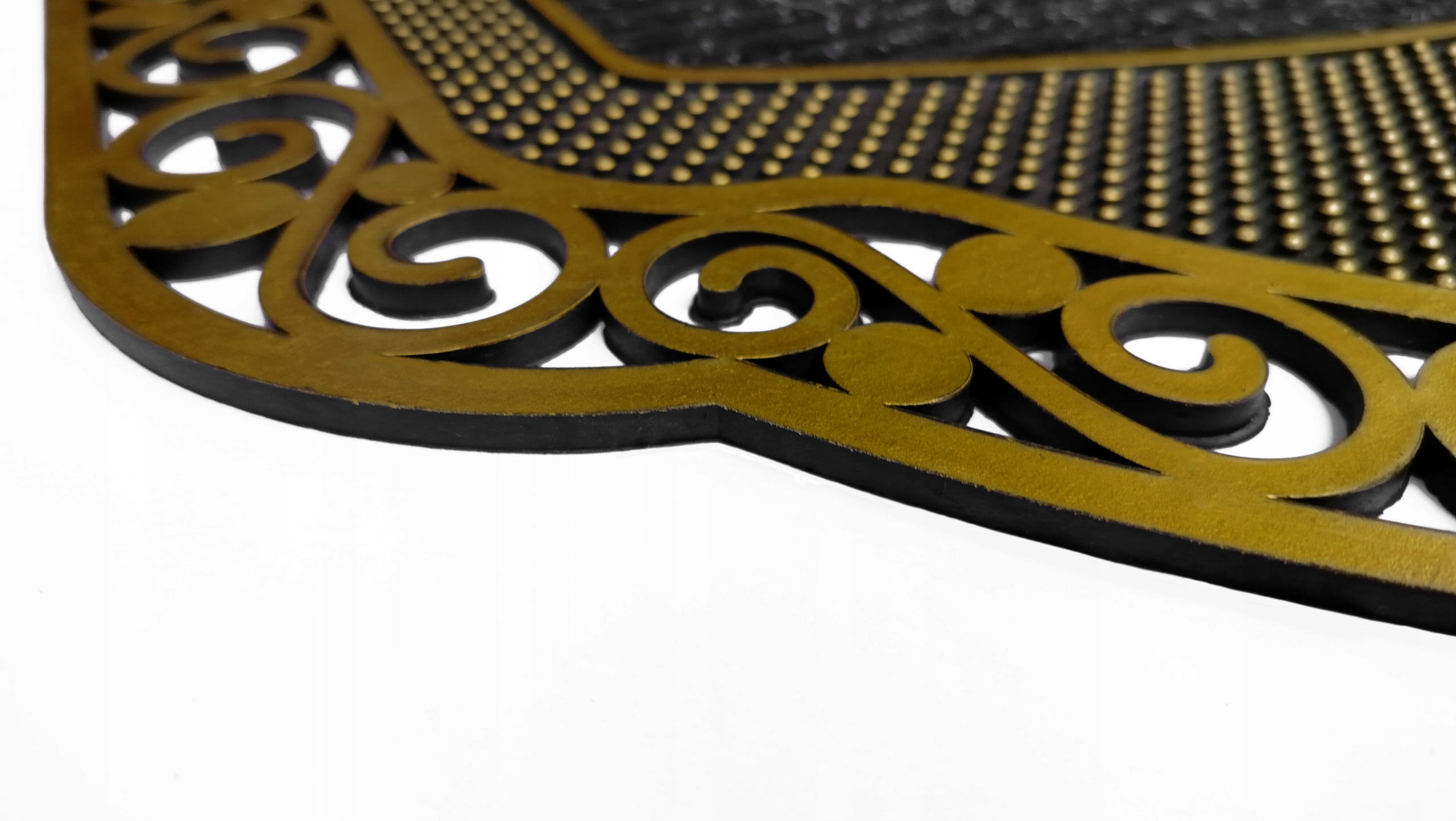 WYCIERACZKA WEJŚCIOWA ZEWNĘTRZNA MASYWNA ZŁOTA POD DRZWI DO BUTÓW STYLOWA Marka inna