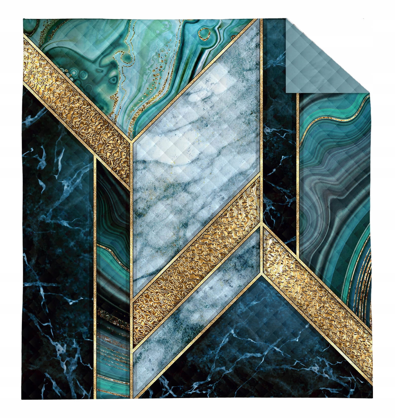 

Narzuta Dwustronna Na Łóżko Koc Pikowana K061 170X