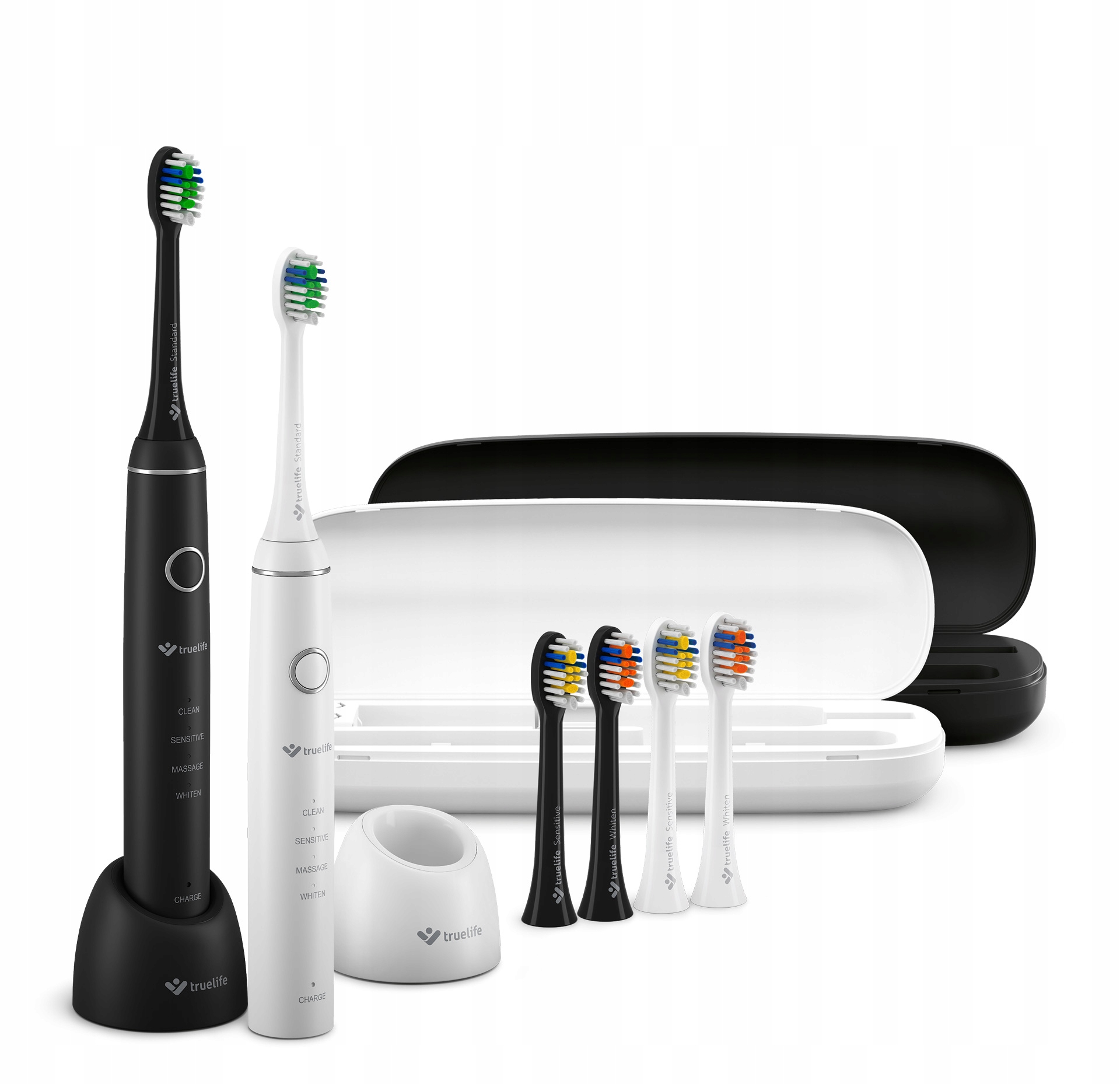 Szczoteczka soniczna TrueLife SonicBrush Compact Duo 2 sztuki Akcesoria