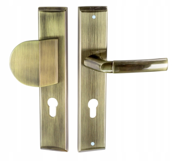 Klika-držák Na Dveře Speciální 72 Vložka Patina L