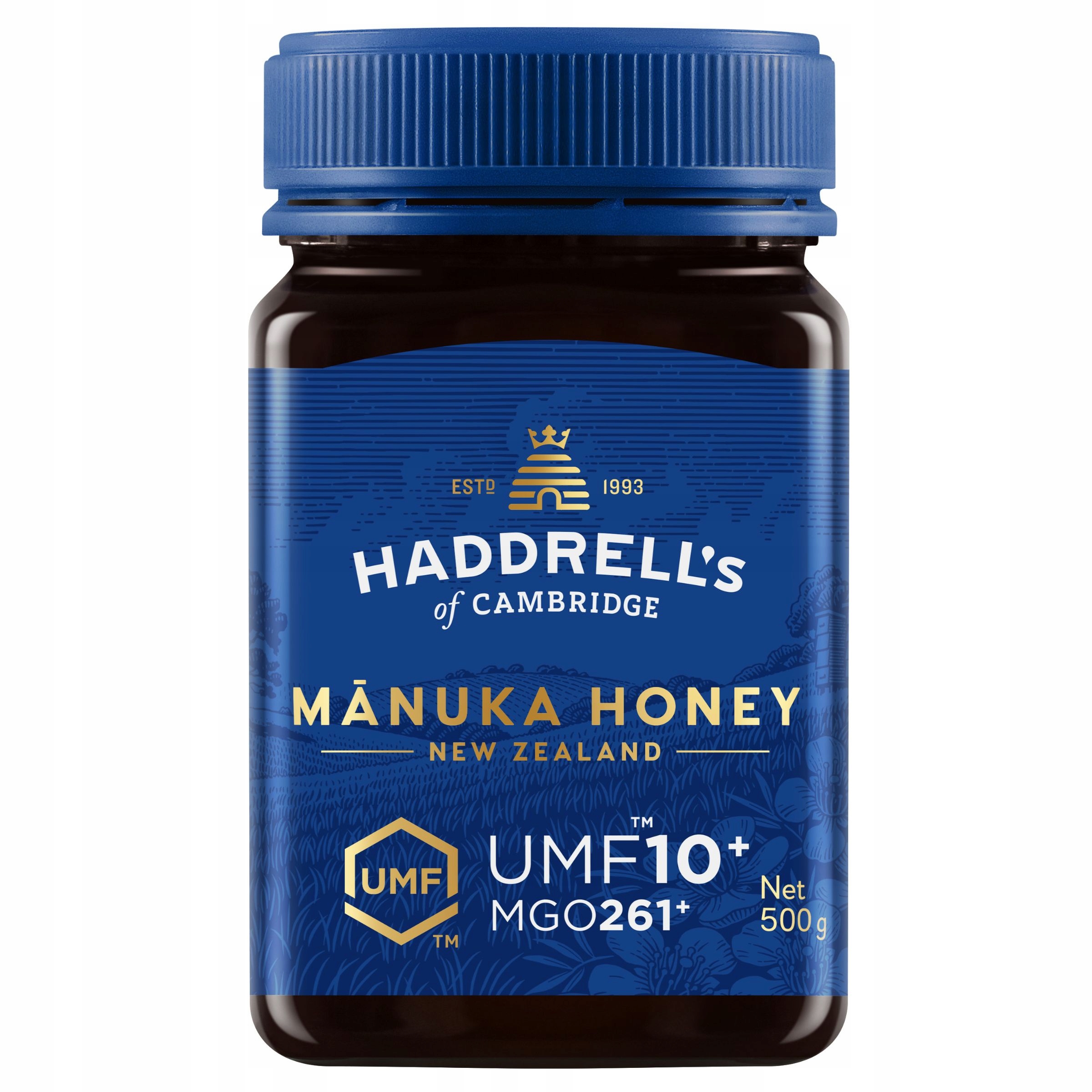 Levně Haddrell’s Manuka Umf 10+ Mgo 261+ 500 g Přírodní Med z Nového Zélandu