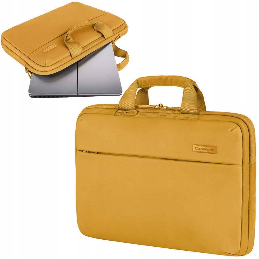 Elegantní obchodní taška Coolpack Piano Mustard