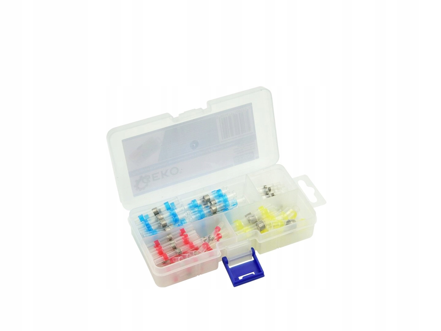 Złączki rurki koszulki termokurczliwe z cyną 0,25-6mm2 100szt. 4 rozmiary