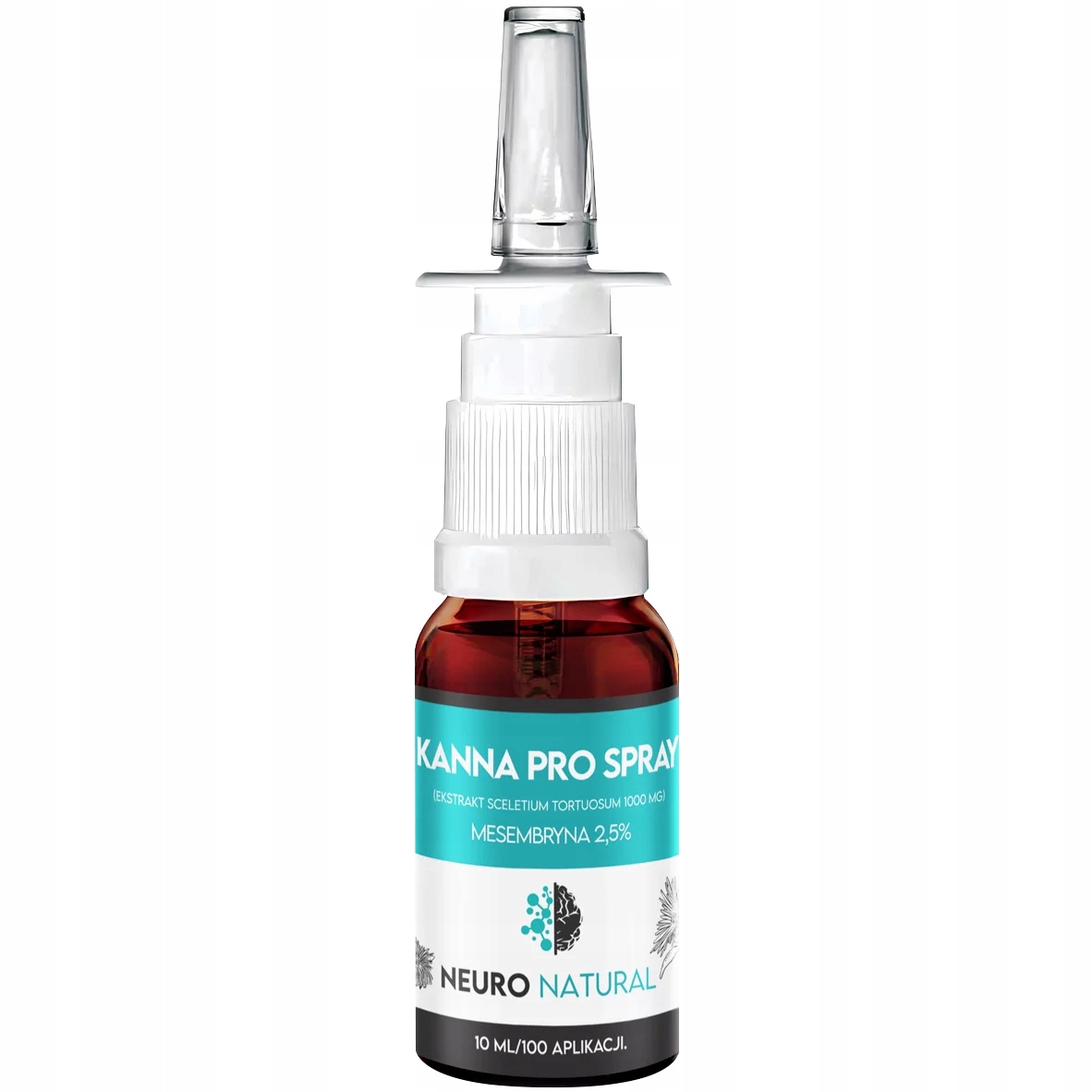 Kanna Pro Spray 10ml 2.5% alkaloidów zmniejsza Stres zwiększa Skupienie