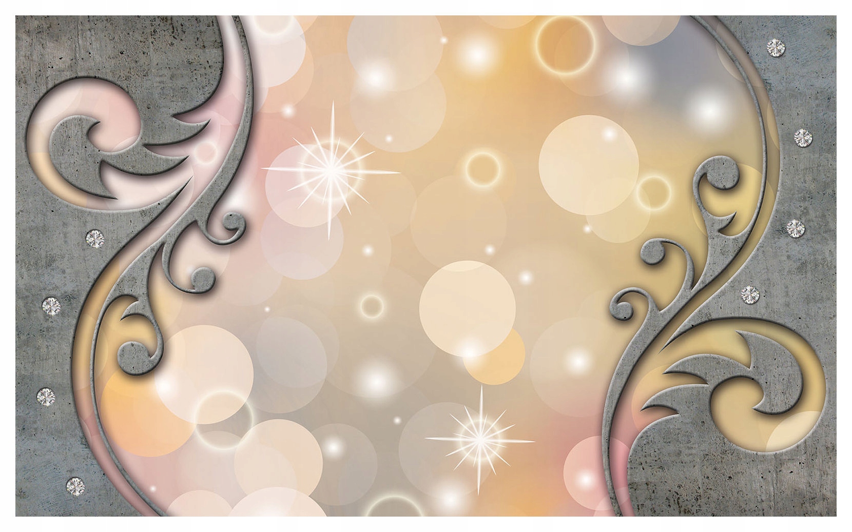 Fototapeta Pastelový ornament Lesk Bokeh Dekor Elegance 300x210 lepidlo