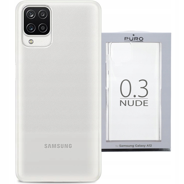 

Etui do Galaxy A12, Puro Nude 0.3, obudowa, cover