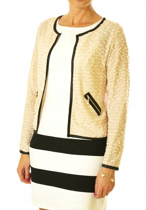 

Elegancki żakiet Narzutka chanelka 954#