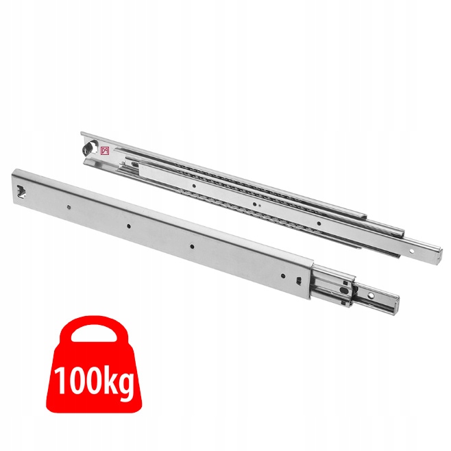 

Prowadnica kulkowa do szuflad H-53 L500 100KG Gtv