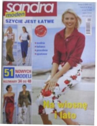 Sandra Moden nr 1 z 2005 roku + wykroje
