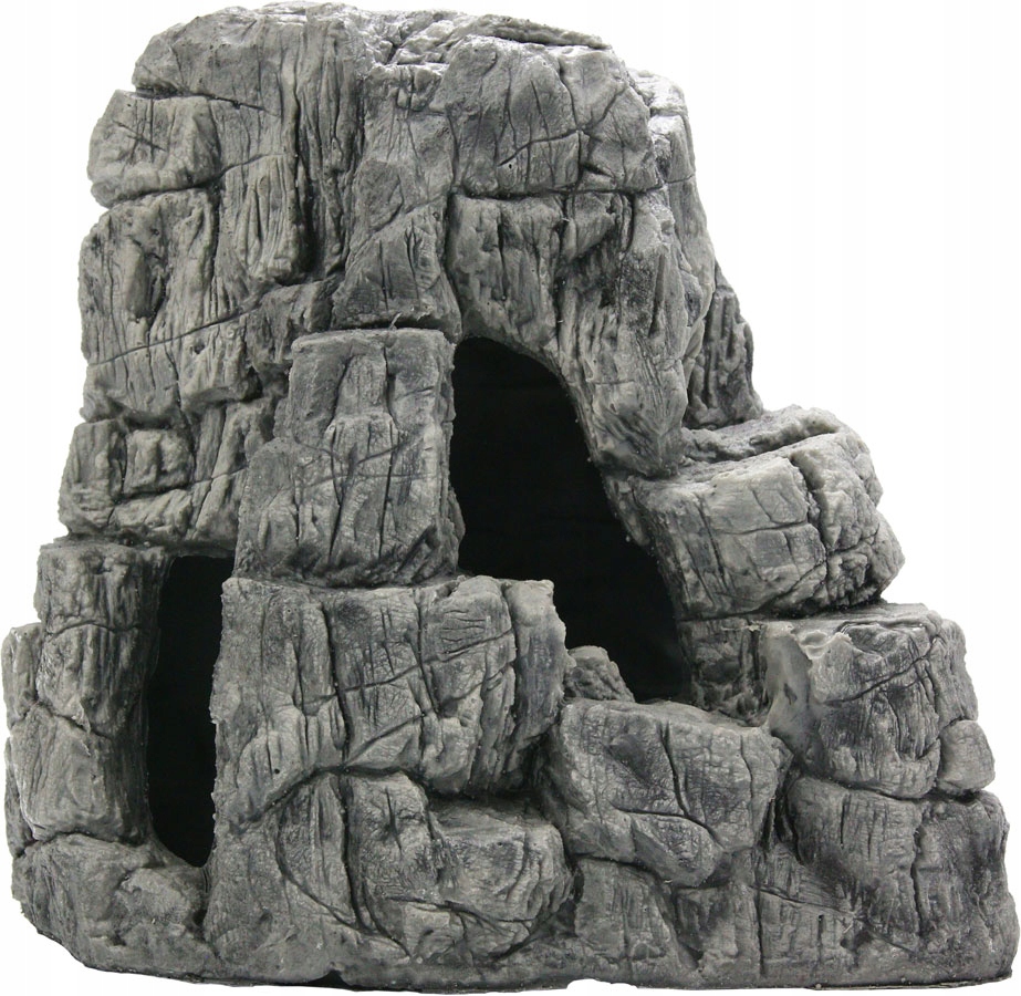 Levně Chovatelská Skála SH-28 Šedá (30x17x32CM) Akvárium Terárium