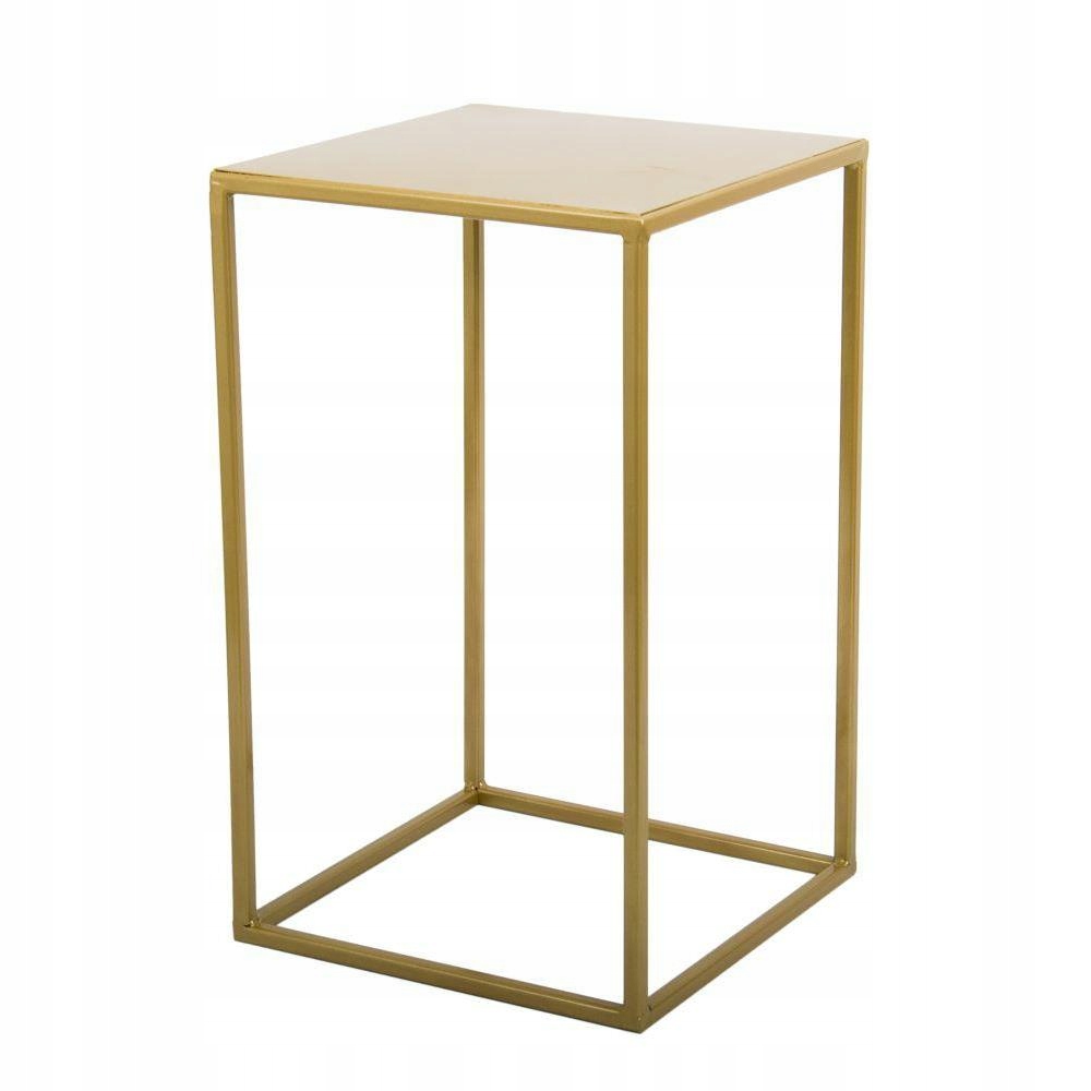 

Nowoczesny stojak na kwiaty pergola 40 cm złoty
