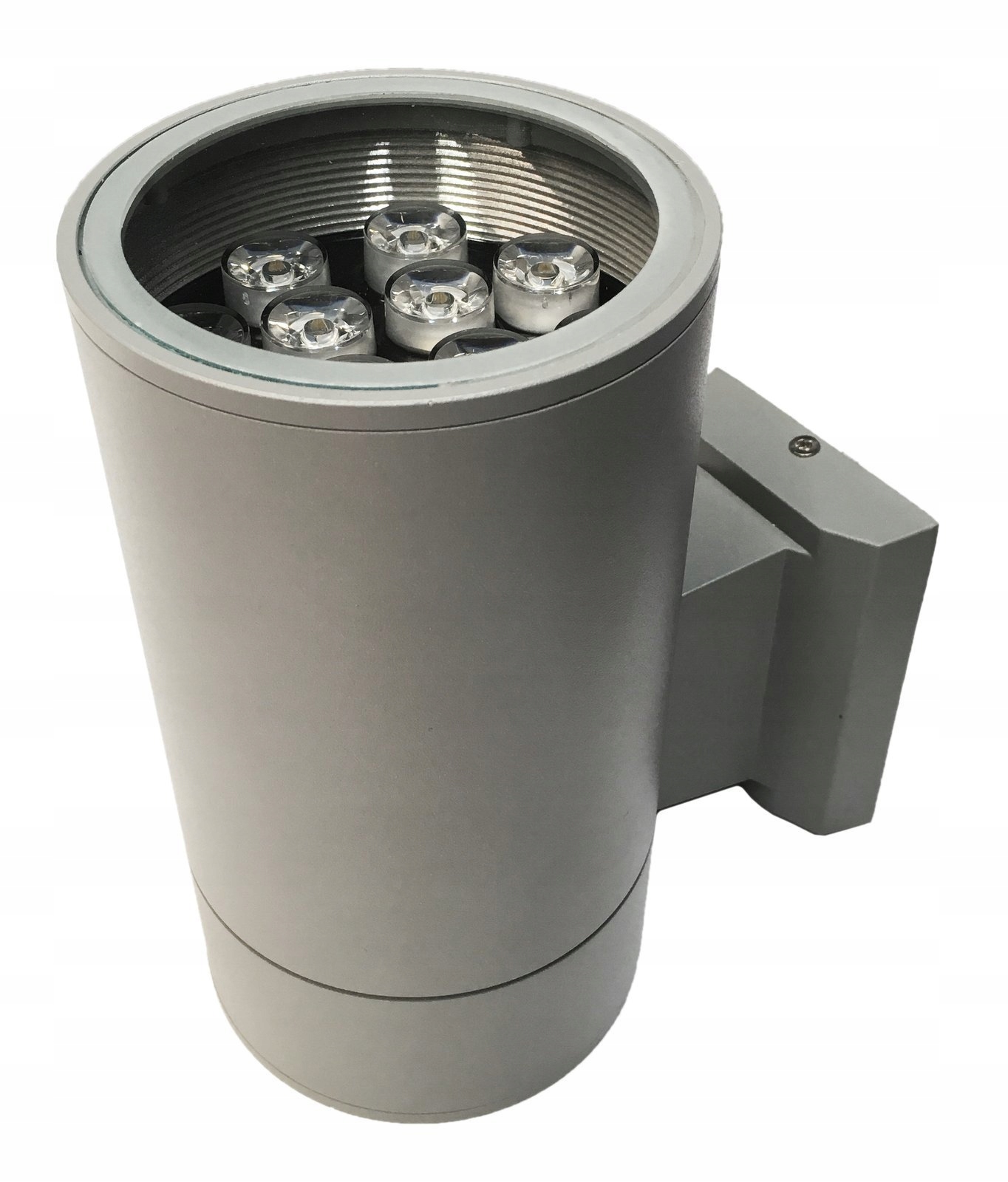 Lampa elewacyjna natynkowa kinkiet szara 2x9W IP65 Marka area-led