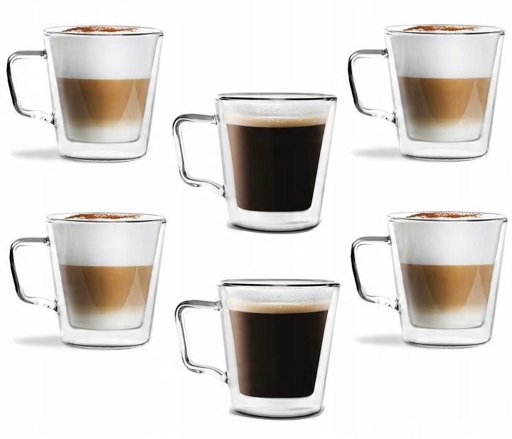 

Vialli Diva Szklanki Termiczne Zestaw 6 Kawa Latte