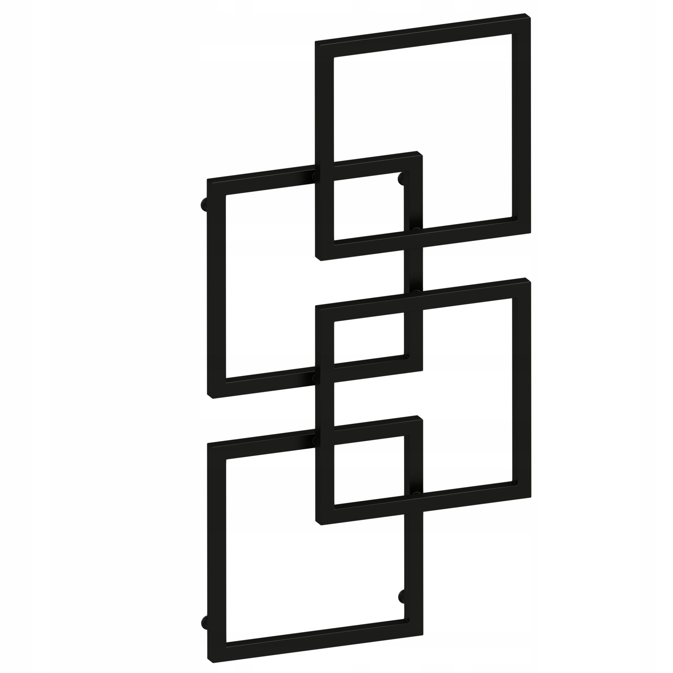 Dekoratívny Radiátor Quatro H1280 L660 Čierny