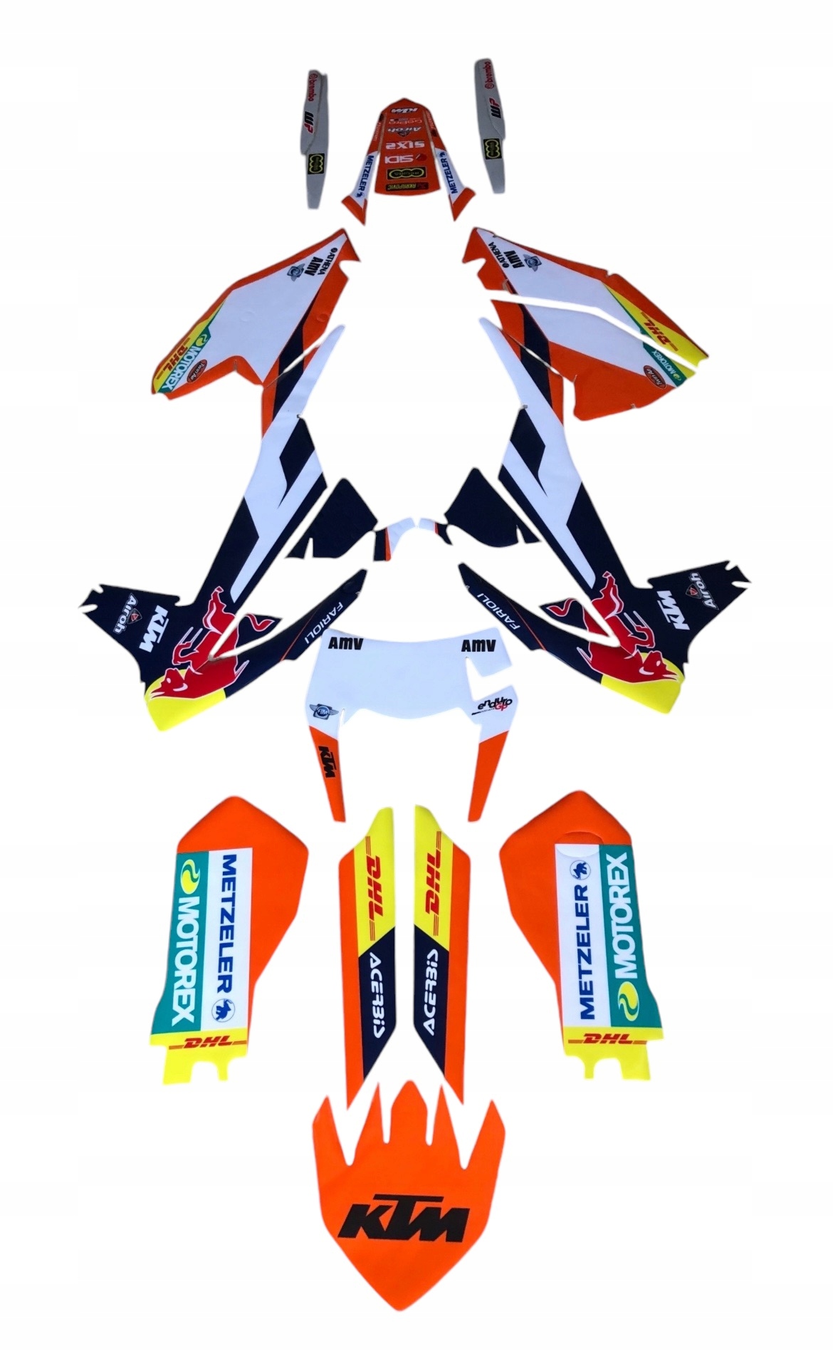 Ktm Exc Excf Exc-f 17-19 dyha Blue Farioli, Cubamoto