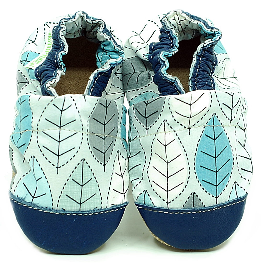 

ekoTuptusie Cotton Niebieskie Listki paputki 25