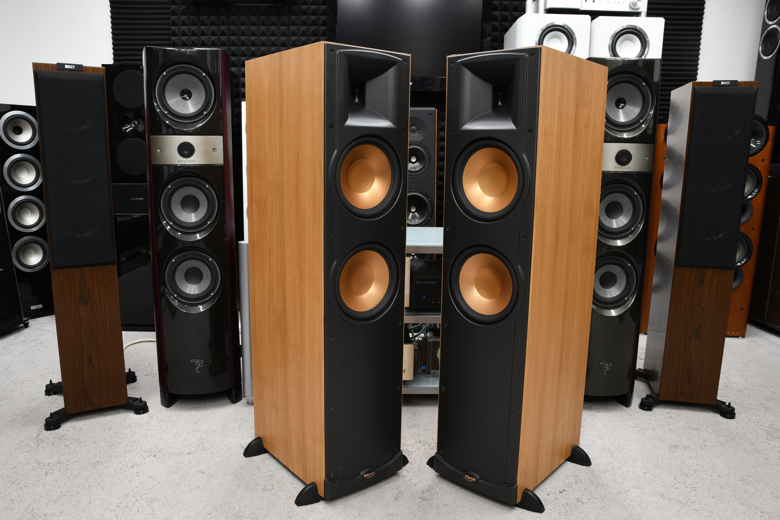 Kolumny Głośnikowe podłogowe stereo Klipsch RF-35 Cherry 125W 8 Ohm ...