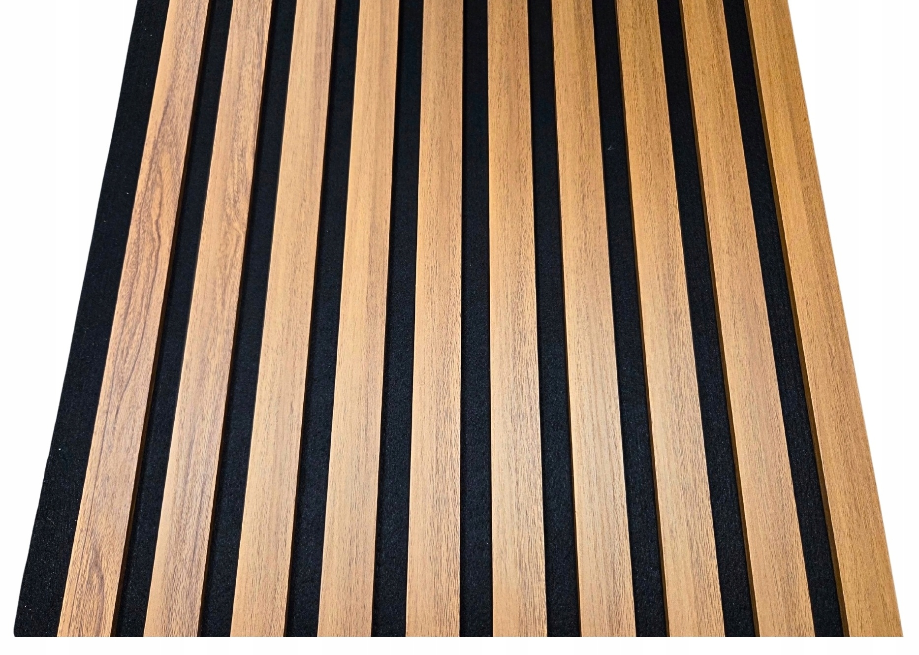 Lamel 3D lamele ścienne panele akustyczne 46x255cm na filcu Dąb Słoneczny