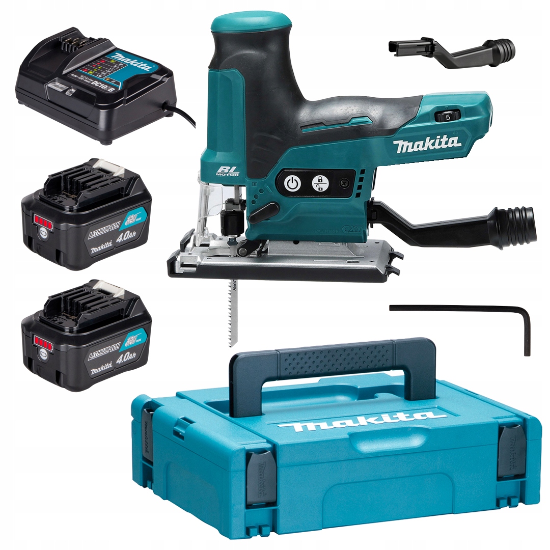 Akumulátorová pila Makita JV102DSMJ 12V Cxt 2x4Ah 23 mm Led Bl kufr