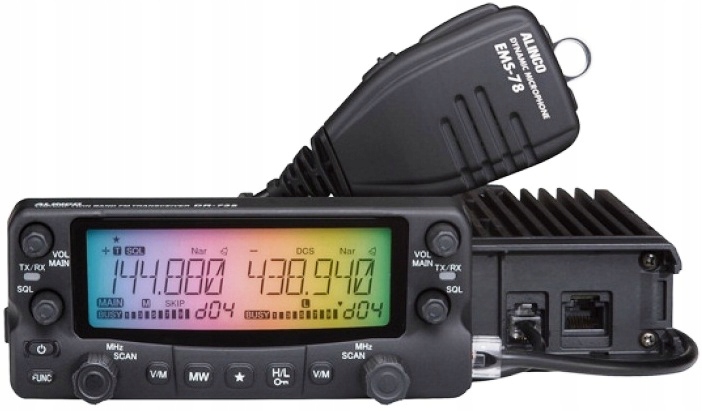 Alinco DR735E radio Vhf/uhf 50W Airband Skaner Wgrane Przemienniki
