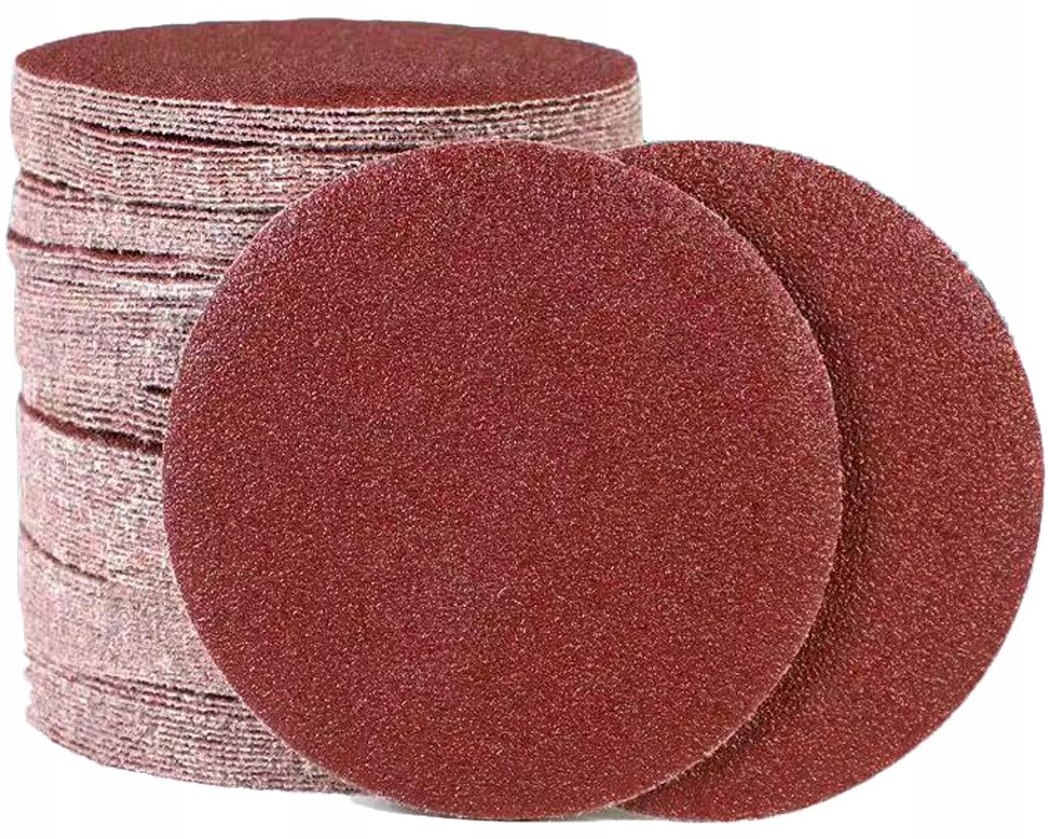 Krążek Papier Ścierny Samoprzylepny Rzep Dysk 125mm P 80 50szt.