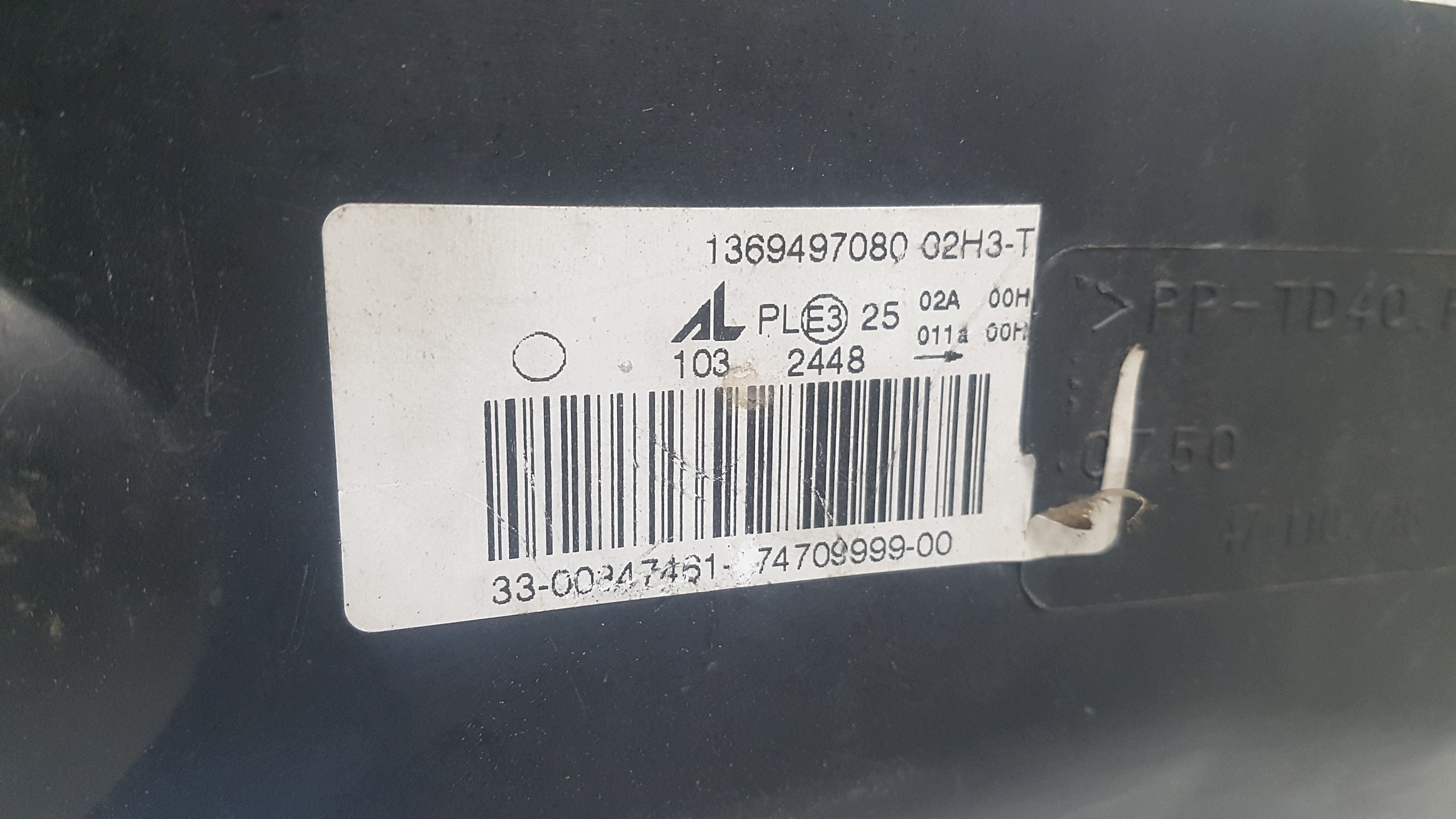 light left front PEUGEOT BOXER 2 JUMPER 2 DUCATO 3 1369497080
