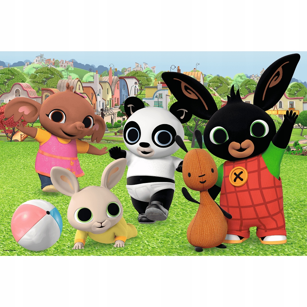 Puzzle 24 Maxi Układanka Duże Elementy Królik BING Zabawa W Parku Trefl