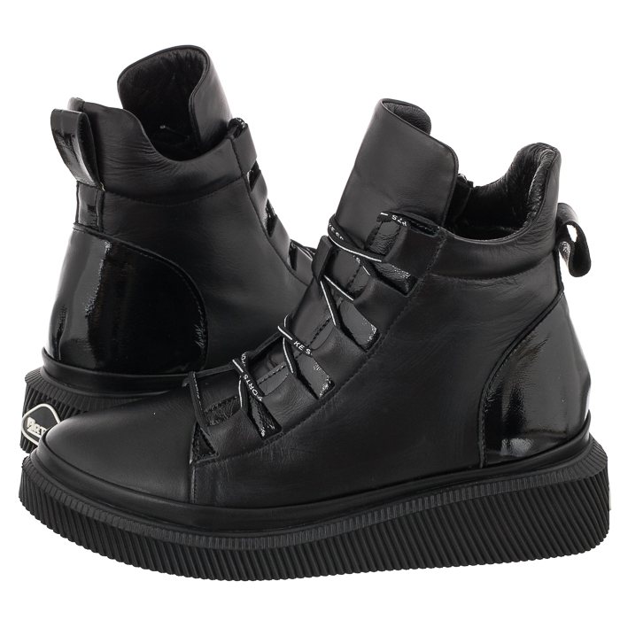 Dámské Kotníkové Boty boty Artiker černé 51C0619