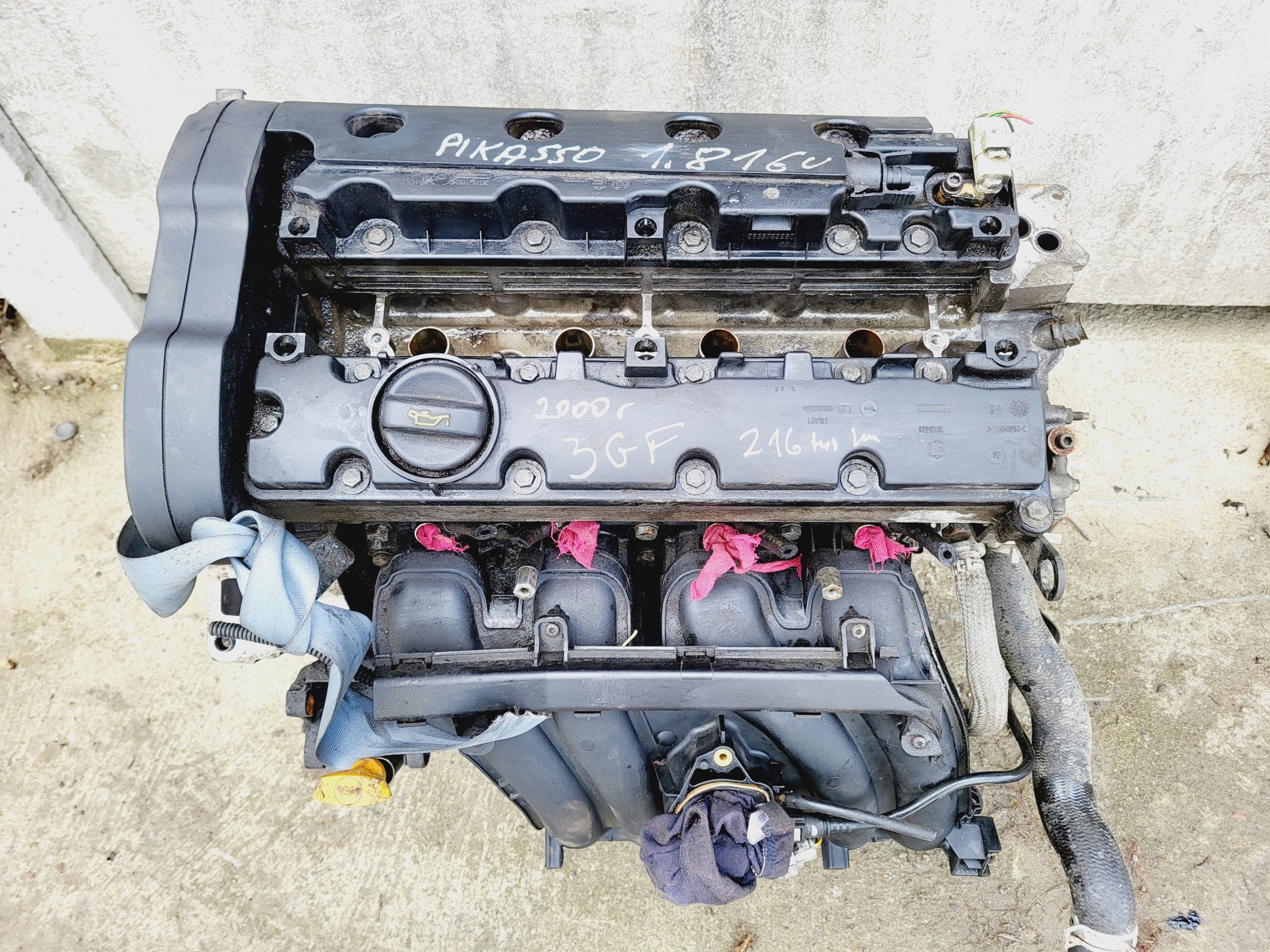 engine CITROEN XSARA PICASSO 1.8 16V 3GF 216tys 2000r