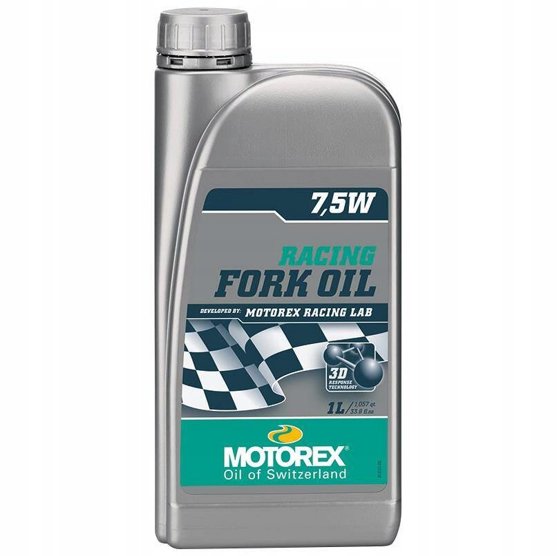 Olej do amortyzatora rowerowego Motorex Racing Fork Oil 7.5W butelka 1L