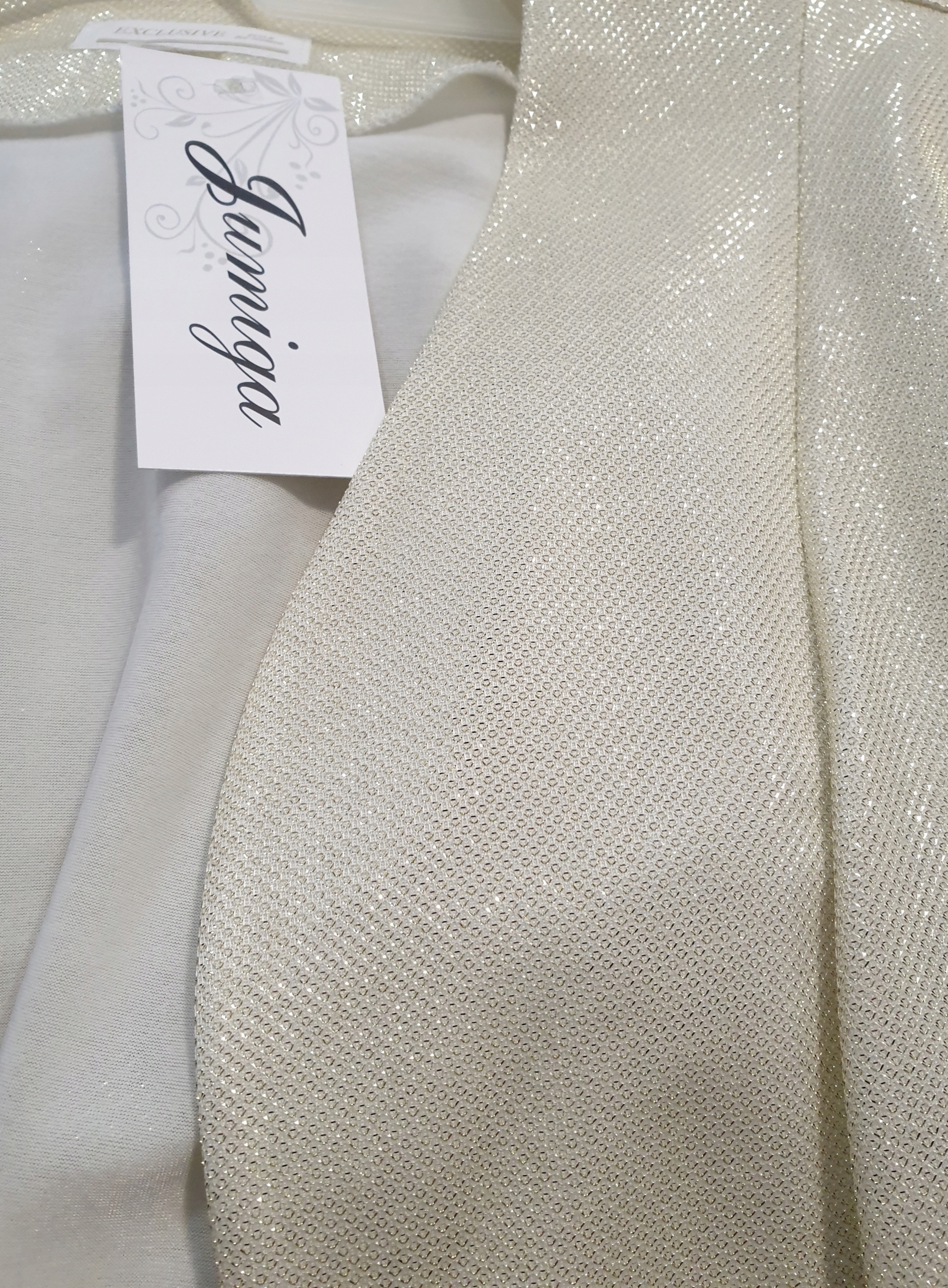 Bolerko żakiecik mieniące złote r 46 Rozmiar 46