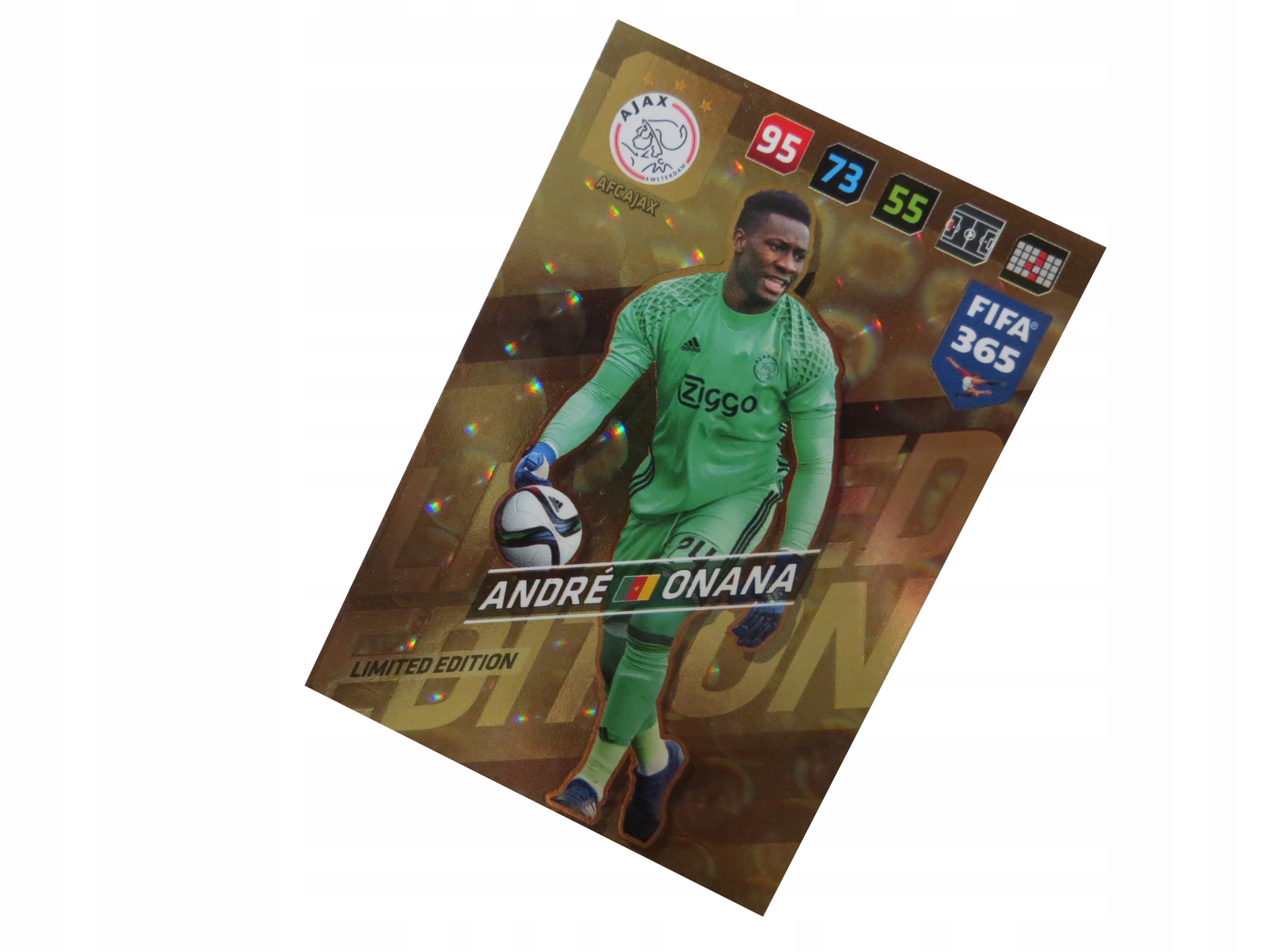 Panini Fifa 365 2018 Karty Piłkarskie Mała Karta Limited Andre Onana Ajax