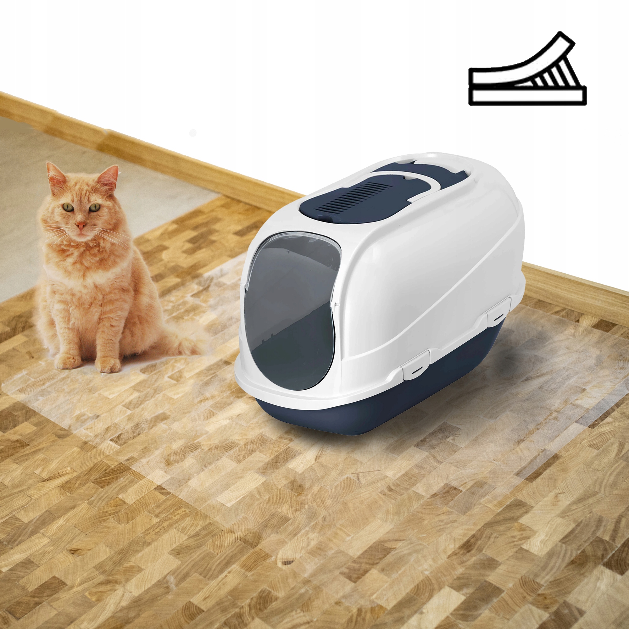 

Podkładka ochronna pod kuwetę 60x80 transparent