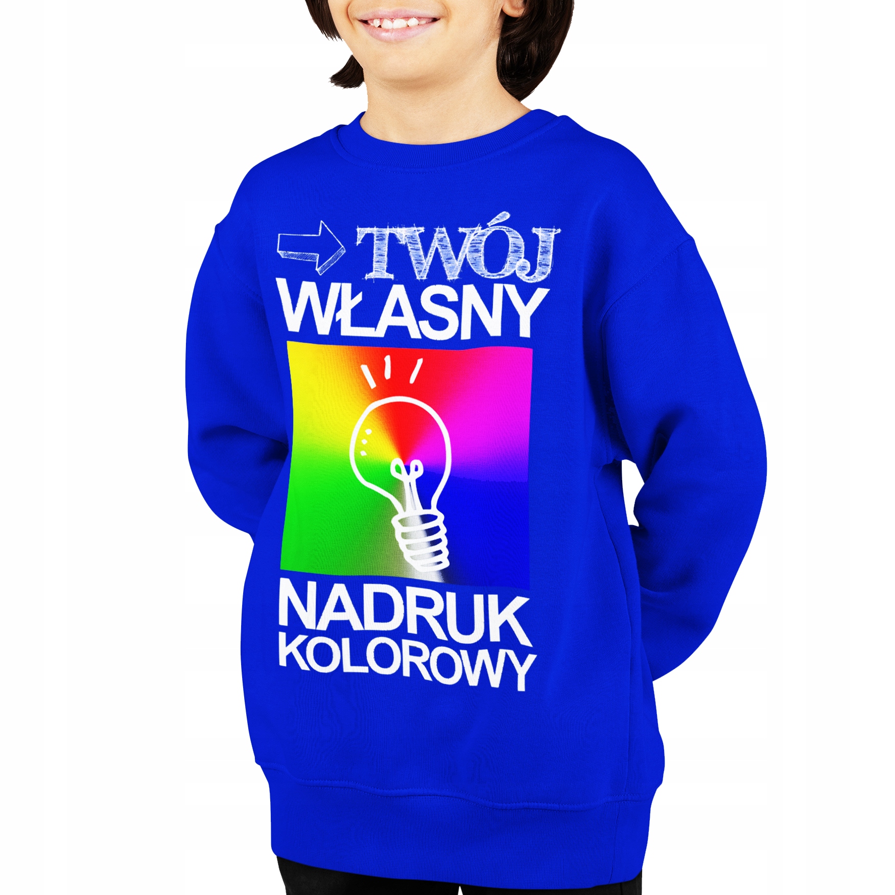 

Bluza z własnym nadrukiem Dziecięca r 7/8 lat Rb