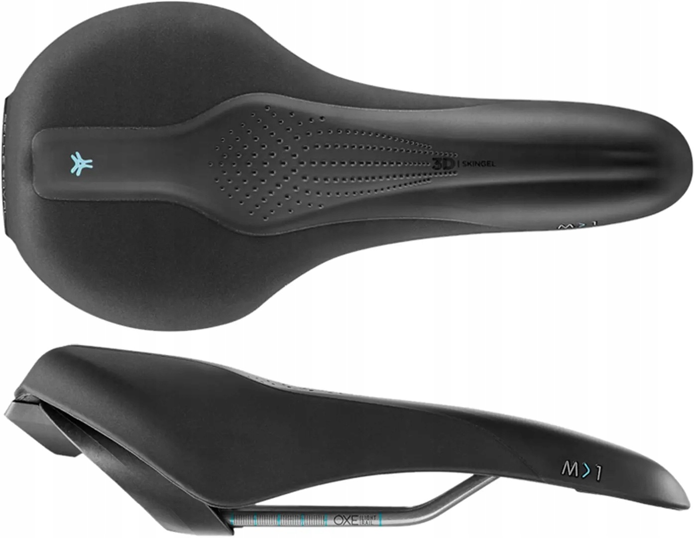 Siodełko Rowerowe Selle Royal 60° 141x289mm Czarne Trekking Royalgel 425g