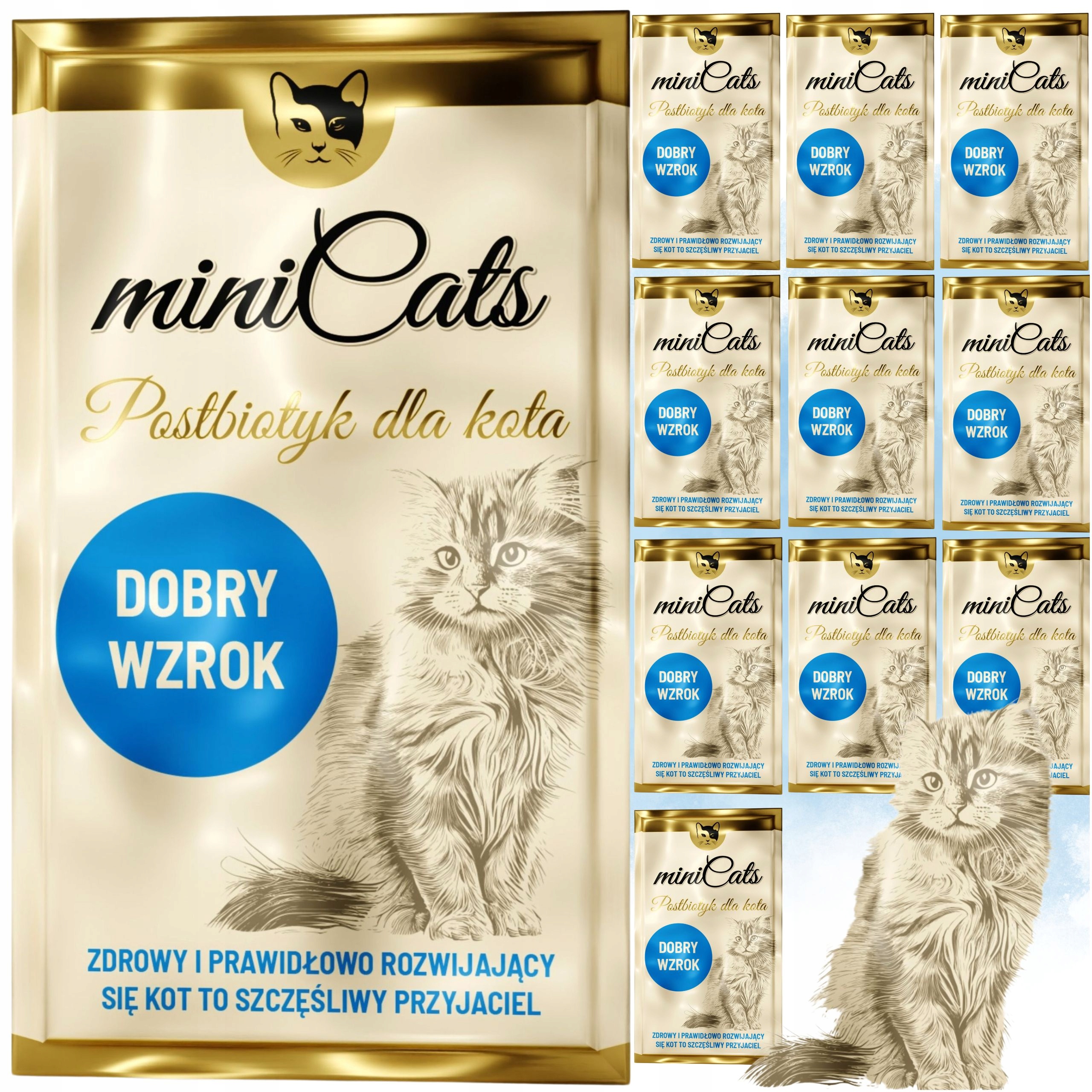 Postbiotik Máslan miniCATS Dobrý Zrak Kočky 2g Zdravá Střeva Na Trávení