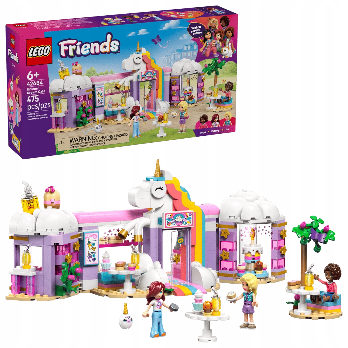 Lego Friends Jednorožcová kavárna Duhová kavárna Sušenky 42684