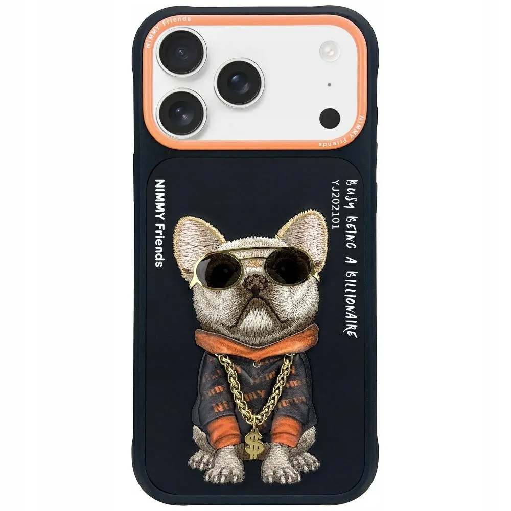 Pouzdro Pro Iphone 17 Pro Nimmy Glasses Cool Dog Pouzdro