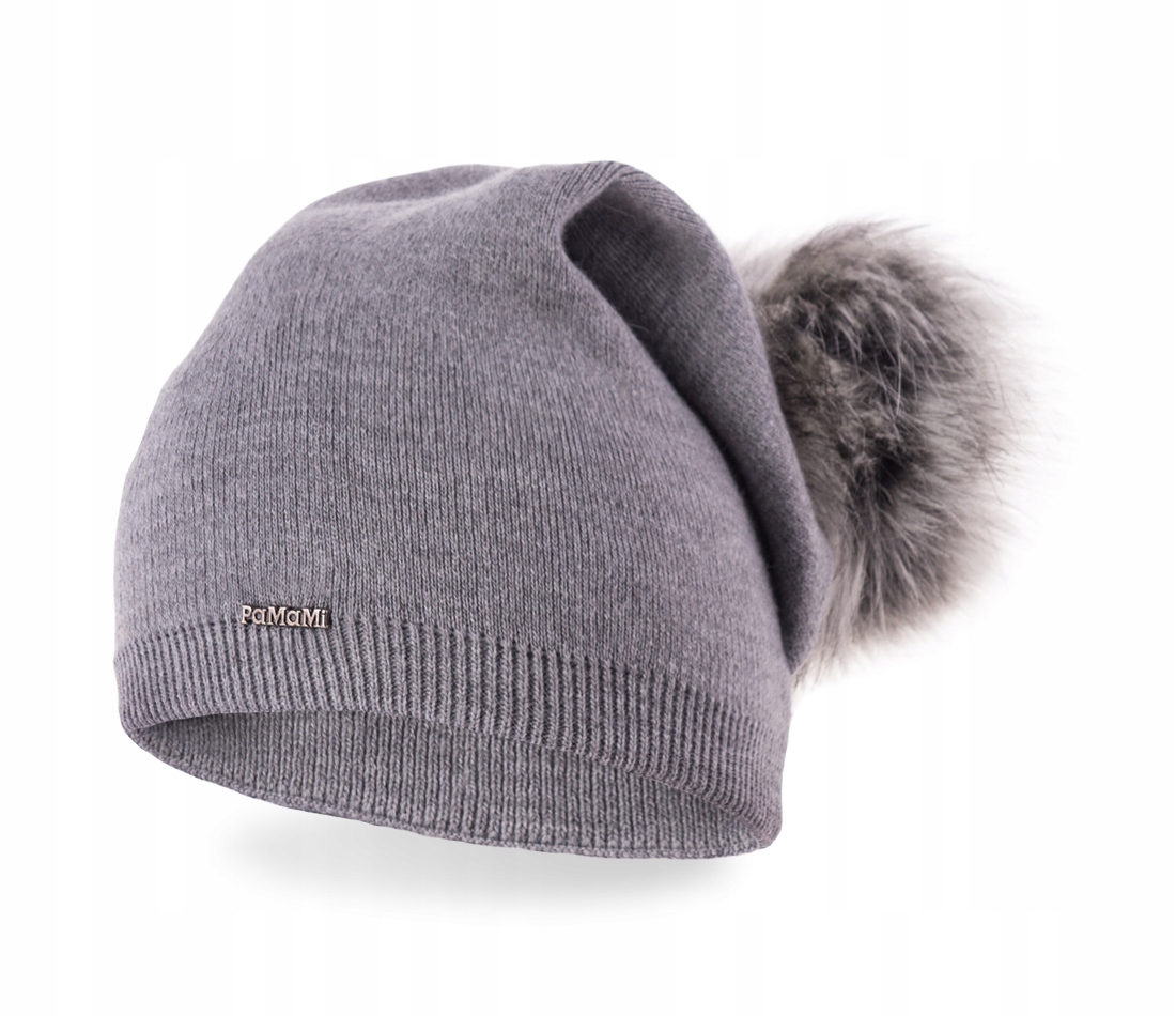 

Modna Czapka Damska Pompon Zimowe Czapki Damskie