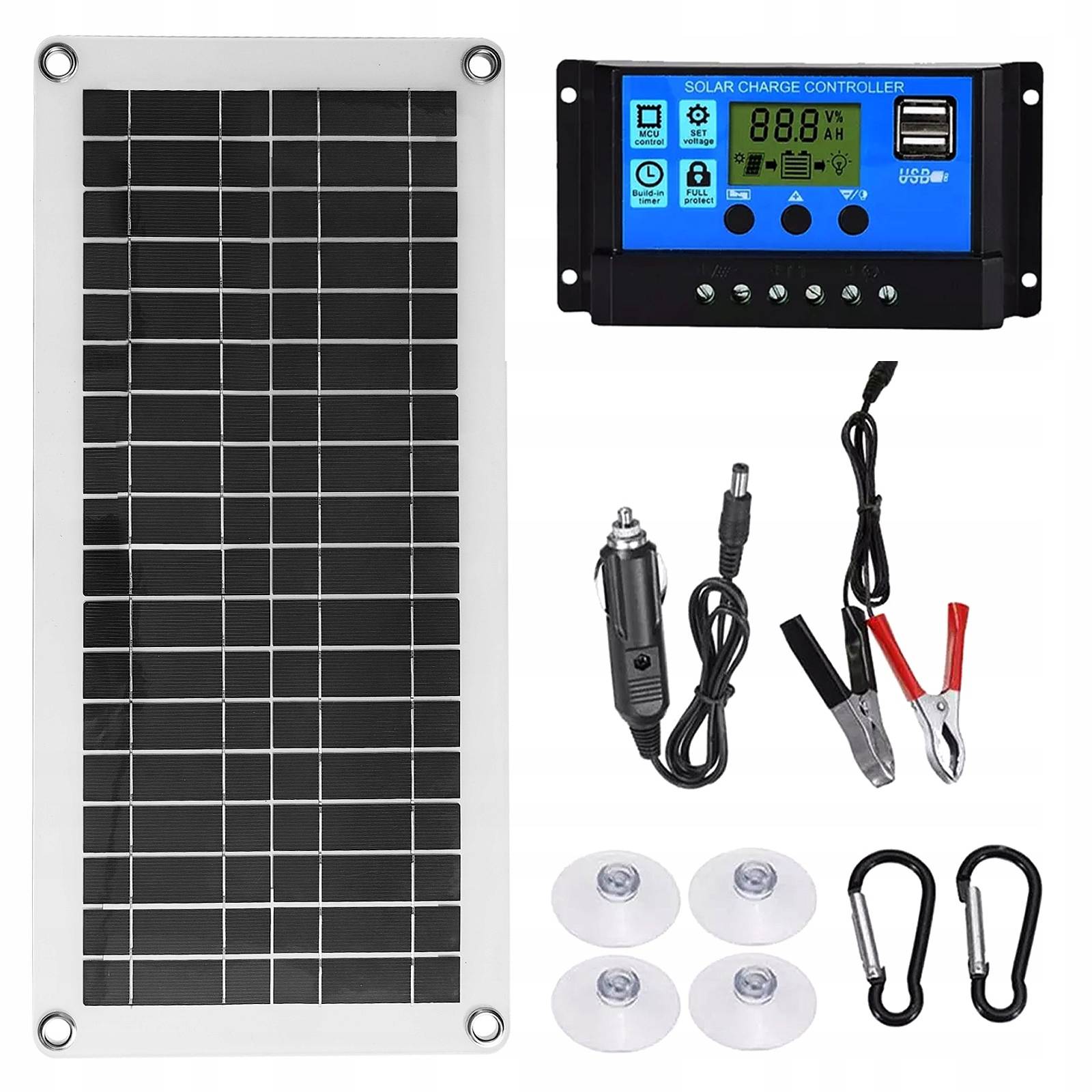 Solární Generátor 1ZEST S Nabíjecím Kontrolerem A Panelem