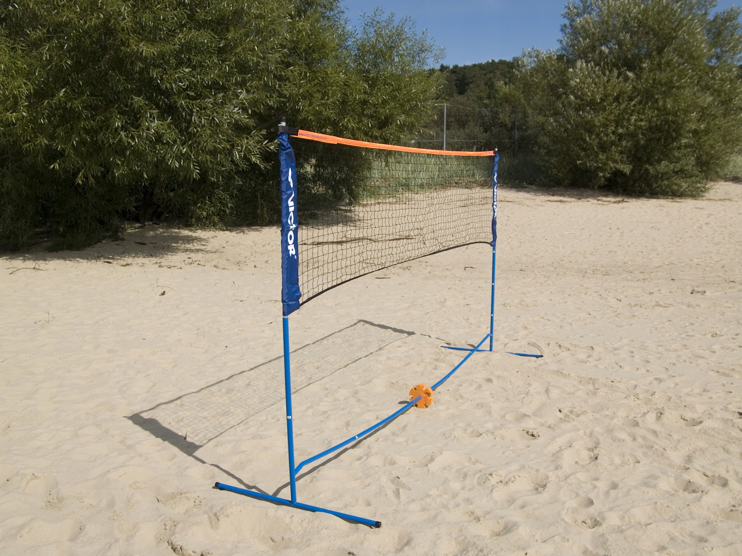 Vicfun Mini siatka do badmintona - niebieska Model Mini Badminton Net