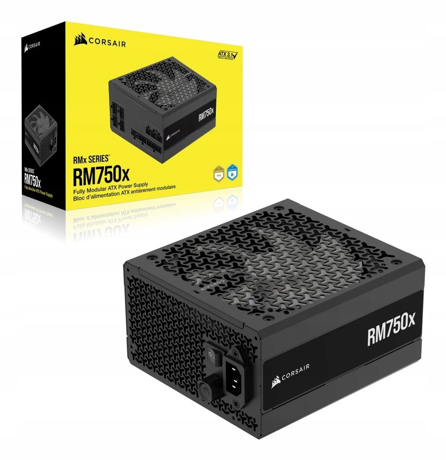 Napájecí zdroj Corsair Rmx Series RM750X Atx 3.1 F. Modulární zlatý